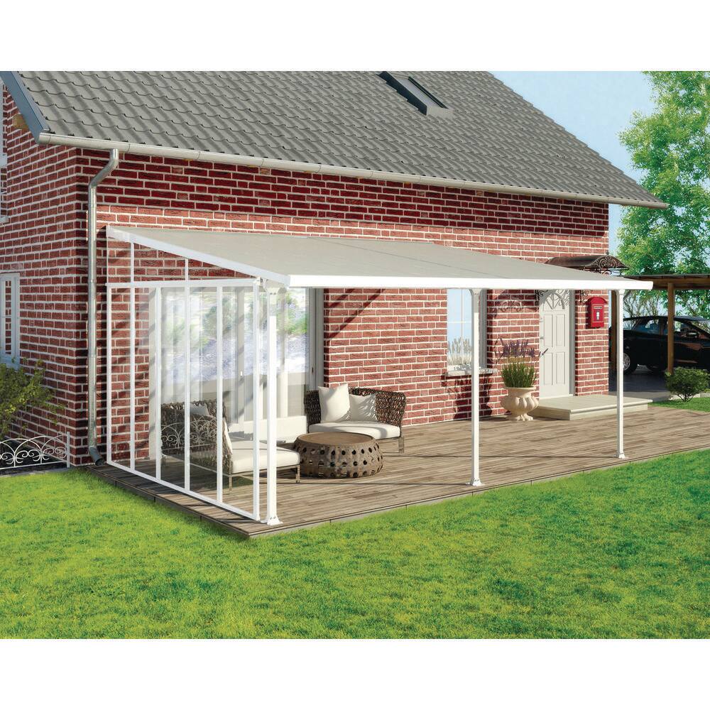 CANOPIA by PALRAM 13 ft. Series Patio Cover SideWall in White