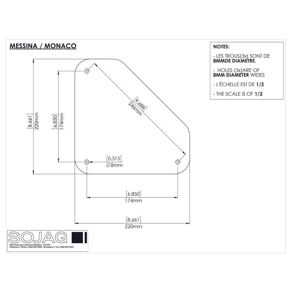 Sojag Monaco/Messina/Mykonos 12 ft. x 12 ft. Spun Polyester Curtains in Taupe