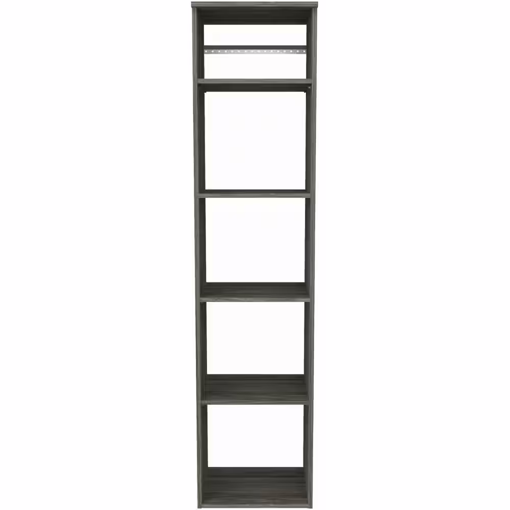 ClosetMaid Style+ 17 in. W Coastal Teak Hanging Wood Closet Tower