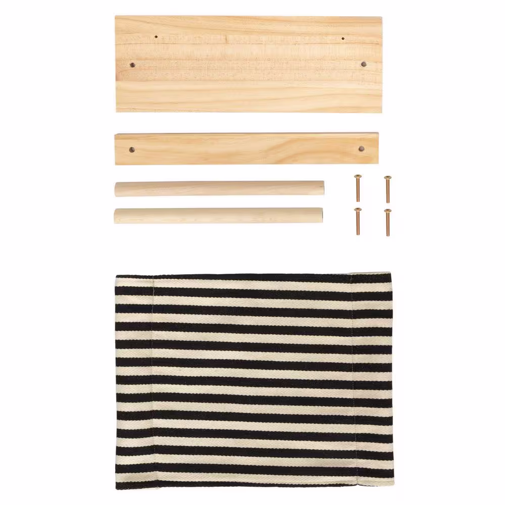 None Medium Wall-Mounted Wooden Cat Shelf