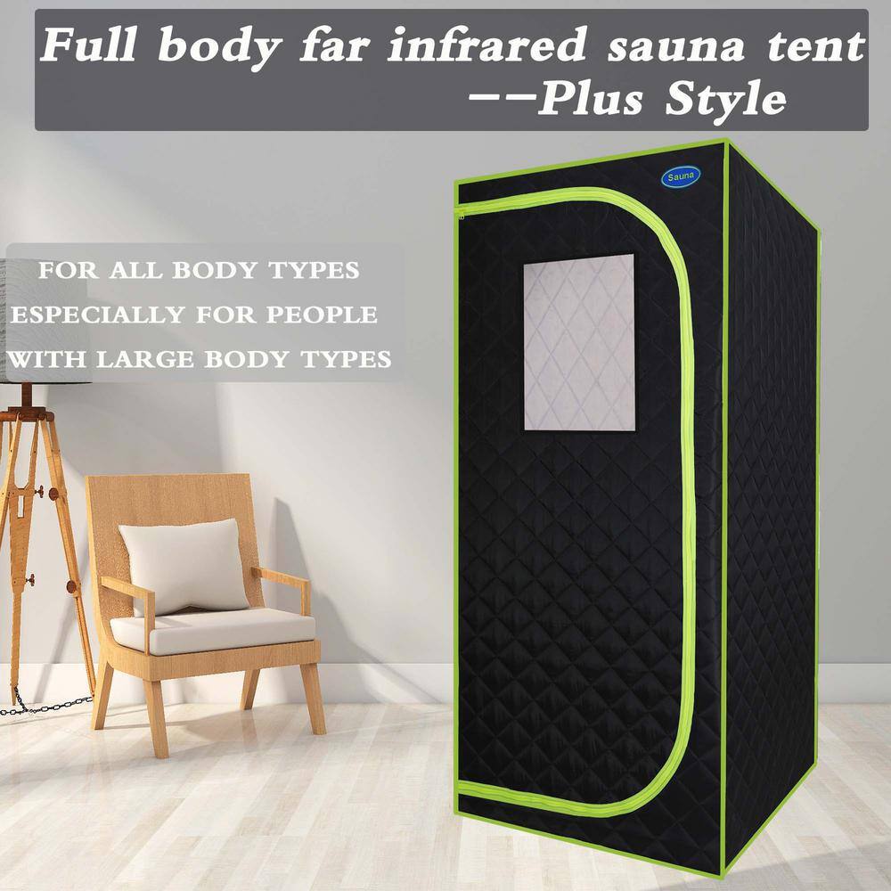 None 1 of people accommodated 1-Person Portable Plus Type Far Infrared Sauna tent Spa for one person with FCC Certification