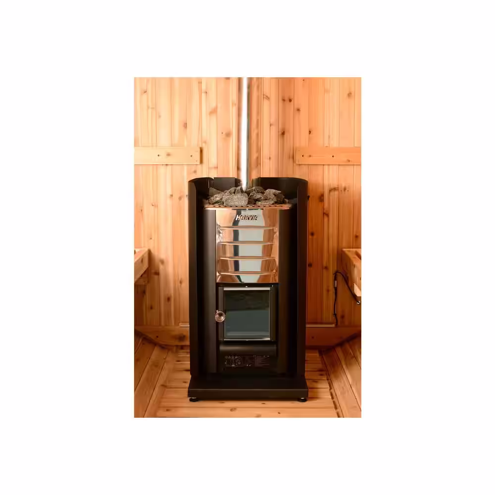 Almost Heaven Saunas Seneca 6-Person Wood Fired Cedar Barrel Sauna