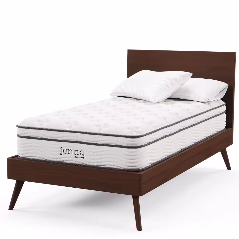 MODWAY Jenna 10in. Medium Innerspring Tight Top Twin Mattress