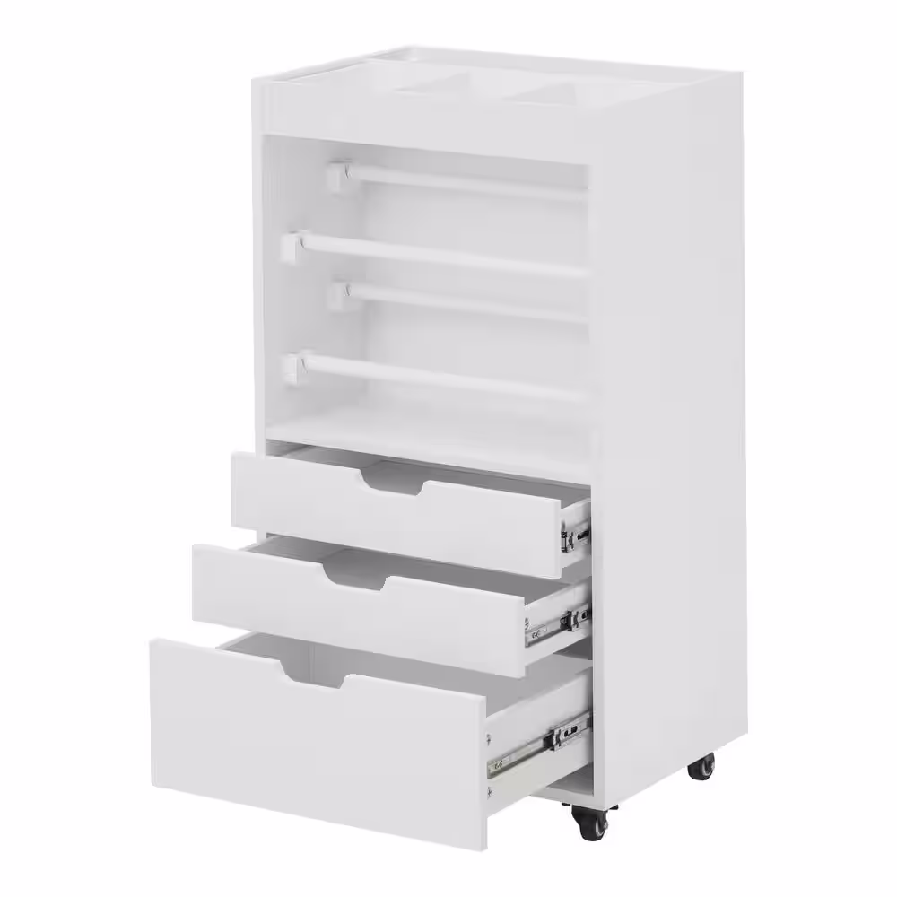 StyleWell Craft White Gift Wrap Cart