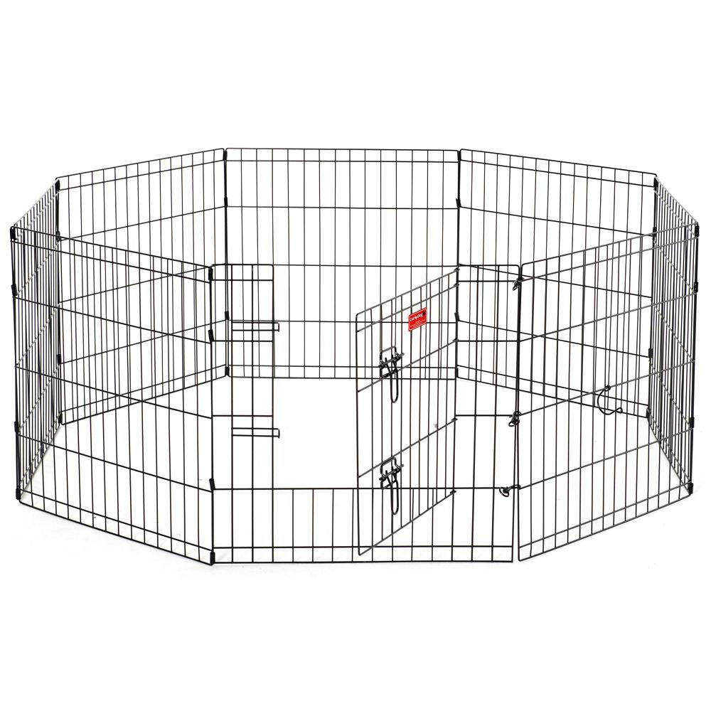 Lucky Dog 24 in. High Heavy Duty Dog Exercise Pen with Stakes