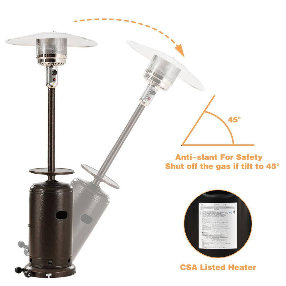 maocao hoom 48,000 BTU Metal Propane Patio Heater