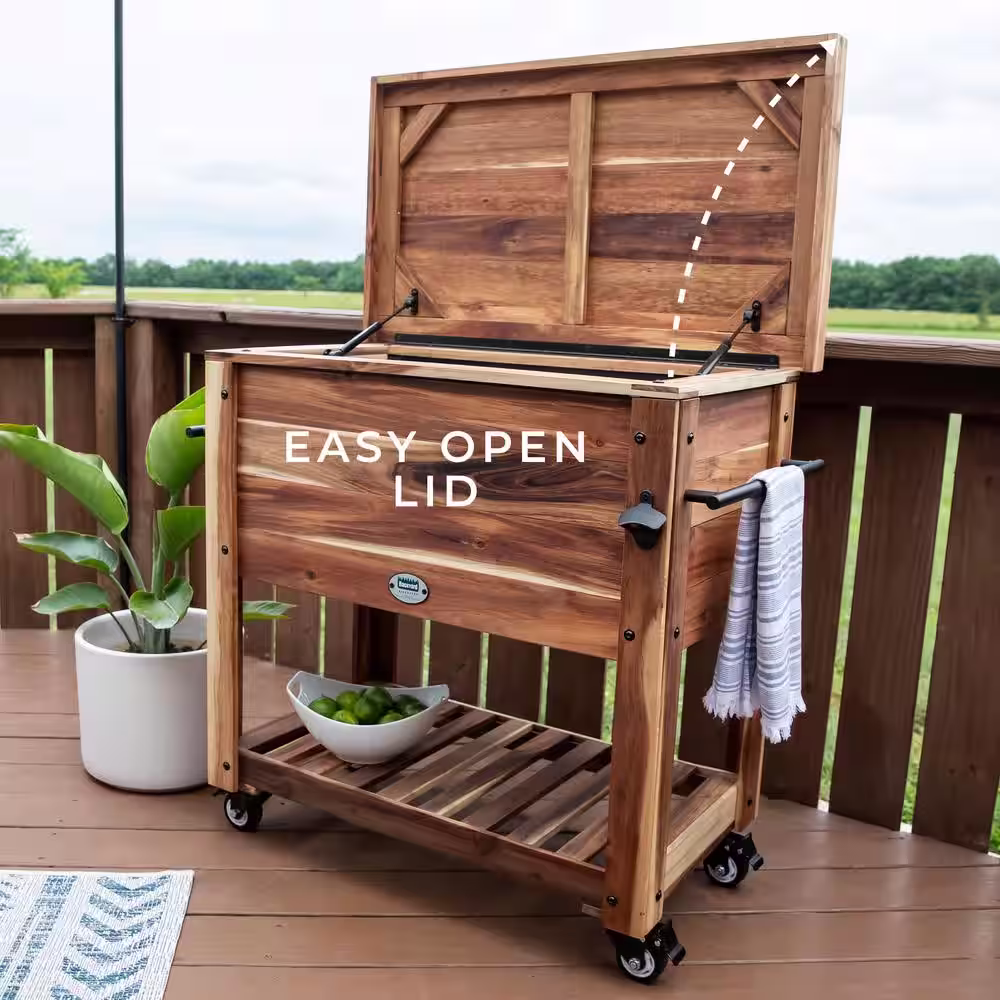 Backyard Discovery 100 Qt. Patio Cooler - Acacia