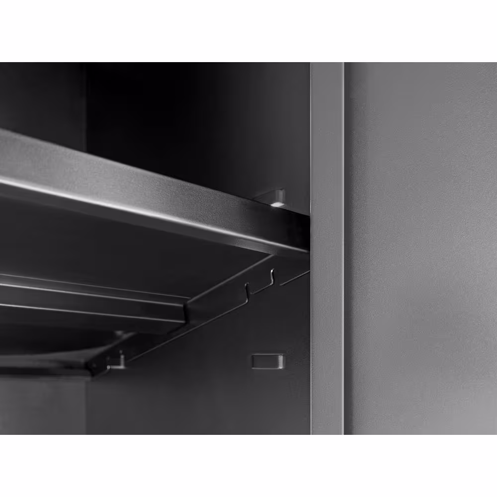 NewAge Products Bold Series 186 in. W x 76.75 in. H x 18 in. D 24-Gauge Steel Garage Cabinet Set in Gray (12-Piece)