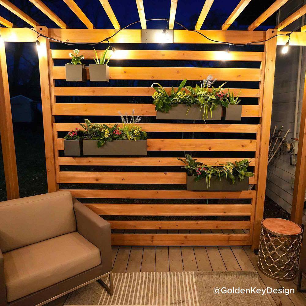 Sunjoy SummerCove Monterey Park 10 ft. x 13 ft. Gray 2-Tier Gazebo with LED Lighting and Bluetooth Sound