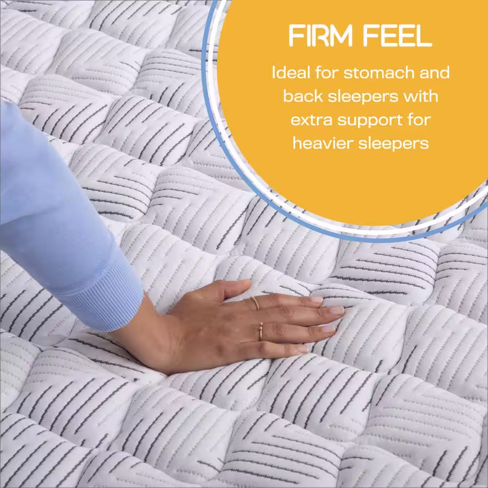 Simmons PeacefulSleep King Firm 10.5 in. Mattress