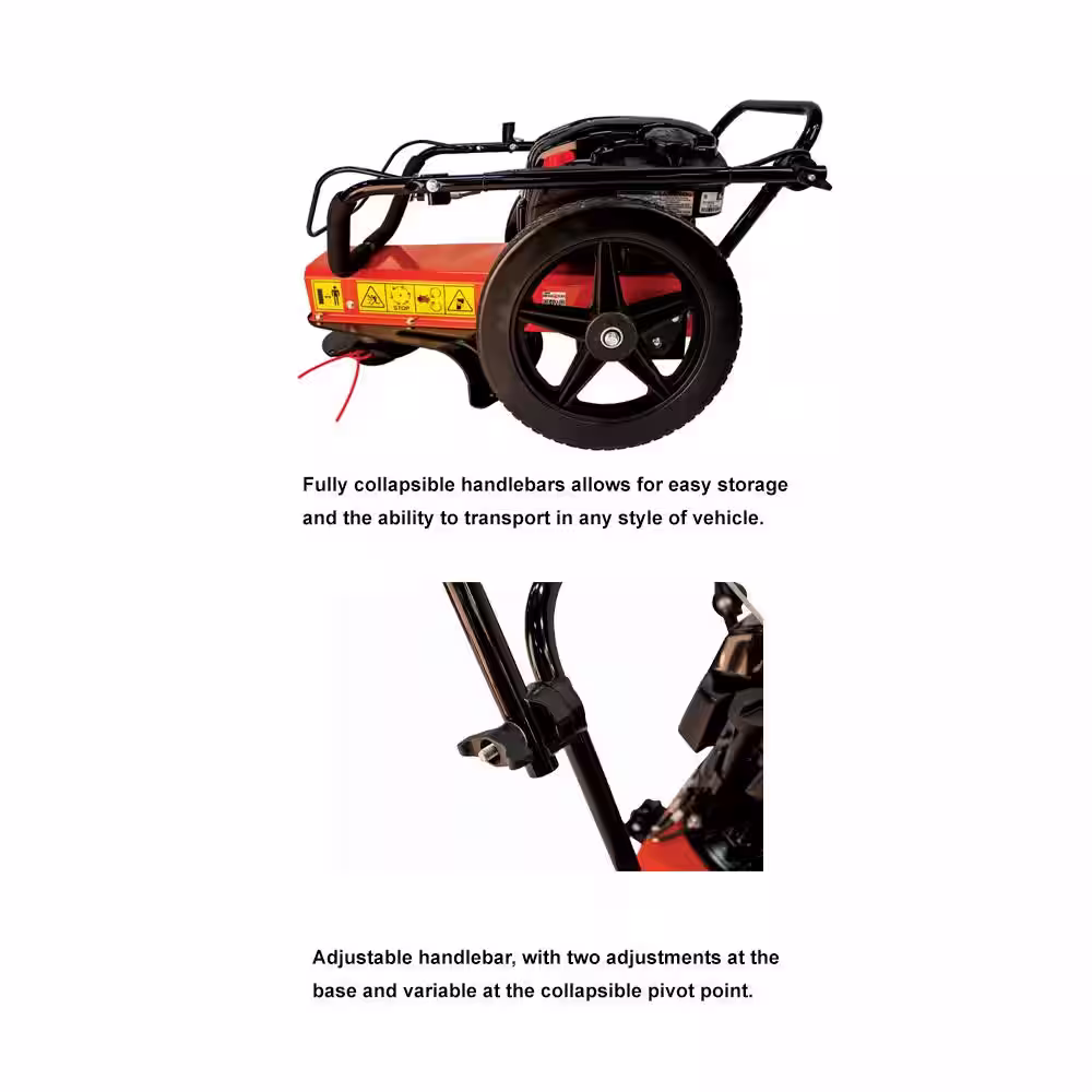 ECHO 24 in. 163 cc Gas 4-Stroke Walk Behind Wheeled Trimmer