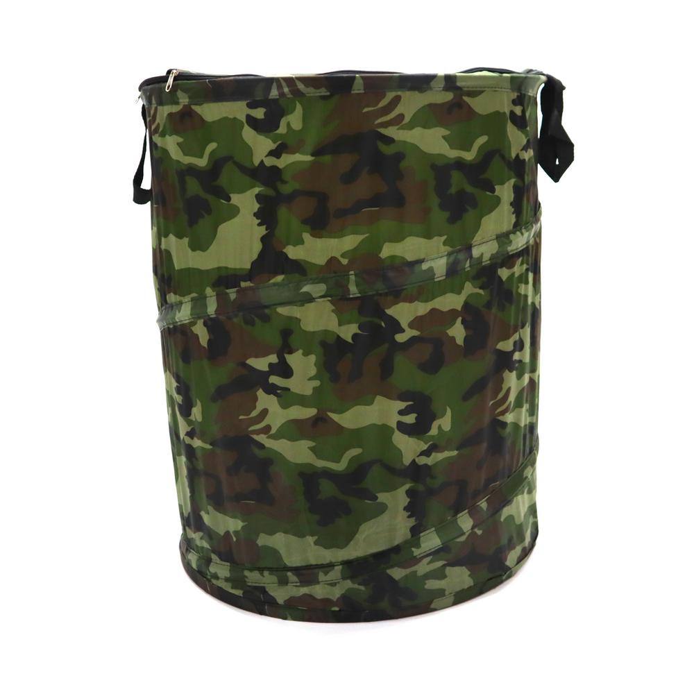 None The Original Bongo Bag Camo Collapsible Polyester Hamper with Lid