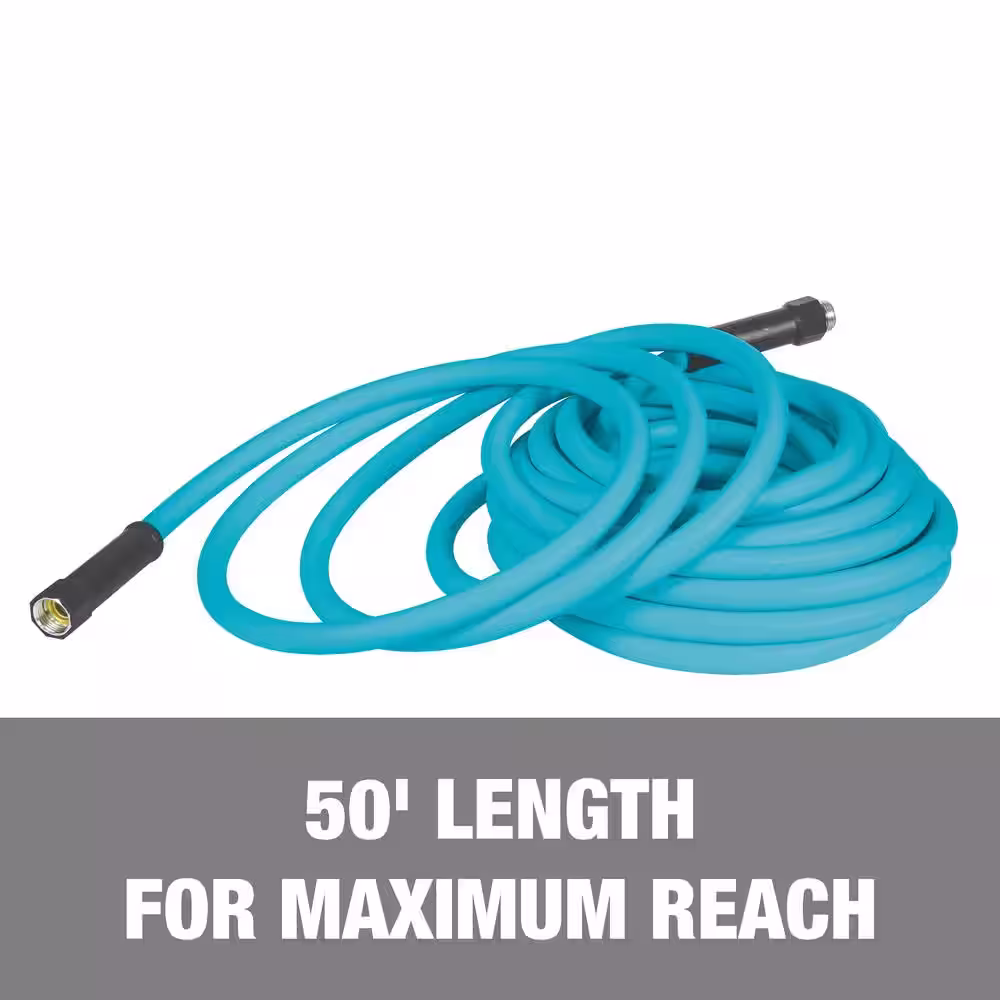 AQUA JOE 5/8 in. Dia. x 50 ft. Hybrid Polymer Garden Hose