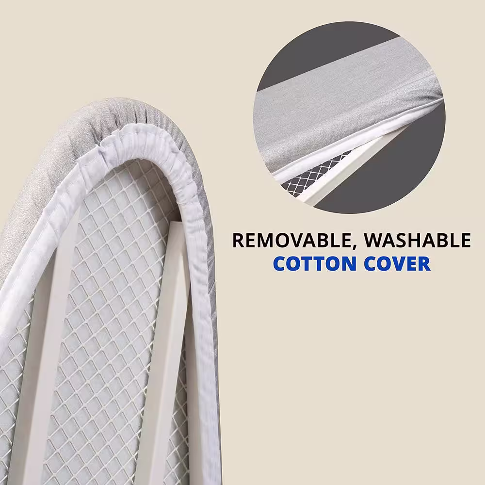 Ivation Ironing Board, Wall Mount Iron Board Holder and Ironing Board Cover