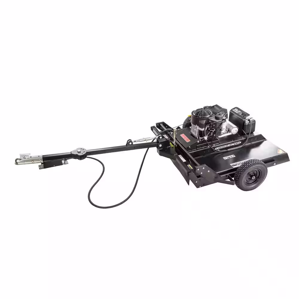 SWISHER Commercial Pro 44 in. 14.5-HP 12-Volt Kawasaki Pull-Behind Rough-Cut Lawn Mower Trail Cutter