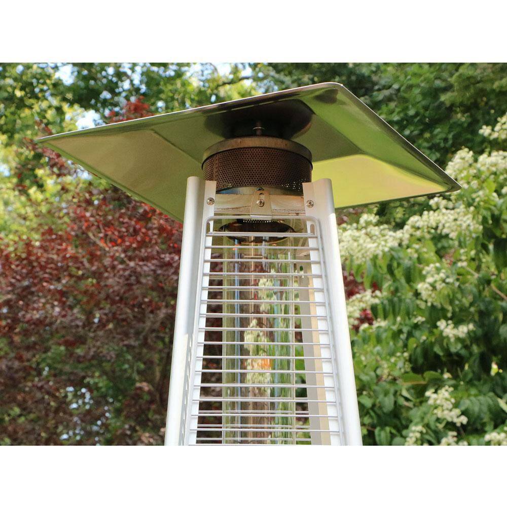Hanover 7 ft. 42,000 BTU Black Pyramid Propane Gas Patio Heater