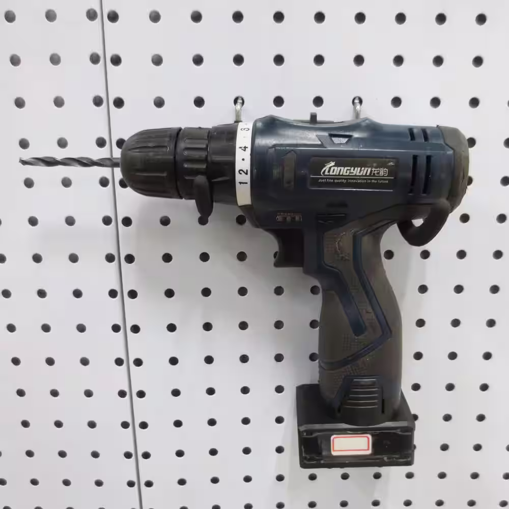 Everbilt 5 in. Peggable Vinyl Coated Power Tool Holder 1/8 in Peg