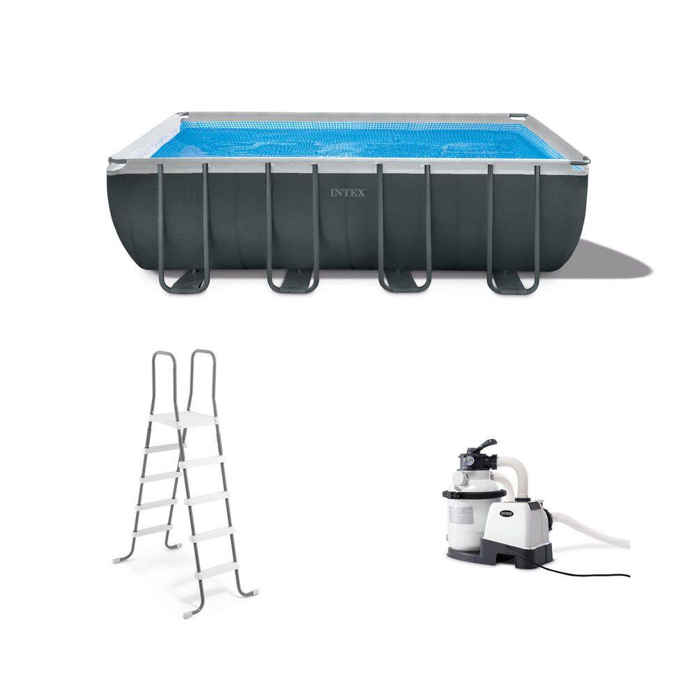 INTEX 18 ft. x 9 ft. x 52 in. Ultra XTR Frame Pool, Cooler (2-Pack), & Float (4-Pack)
