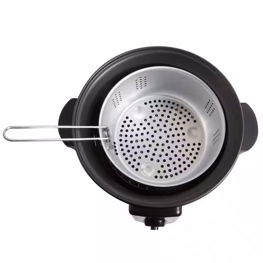 Continental 5.8 Qt. Electric Deep Fryer and Multi Cooker Stainless Steel