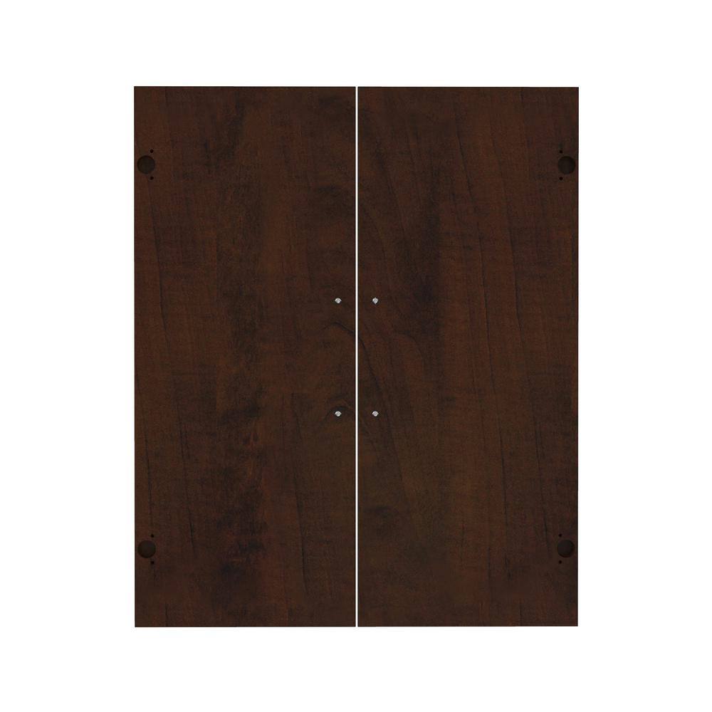 ClosetMaid Style+ 25 in. W Modern Chocolate Closet Door Kit