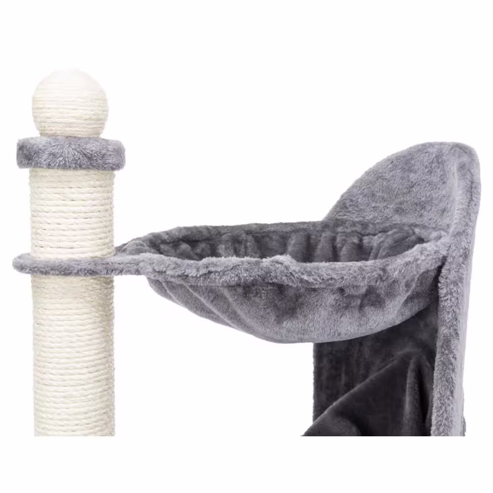 TRIXIE Gray Baza Gandia Scratching Post with Hammock