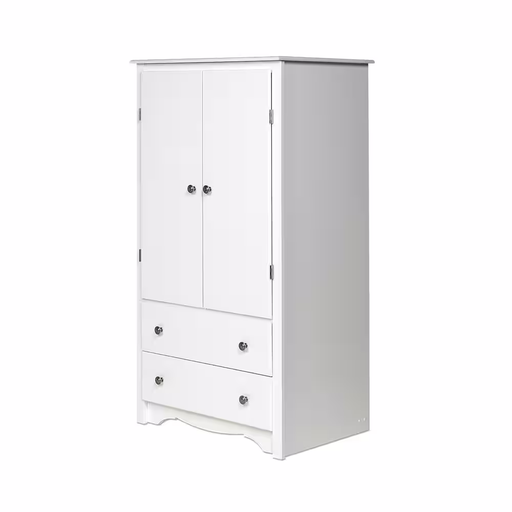 Prepac Monterey White Armoire