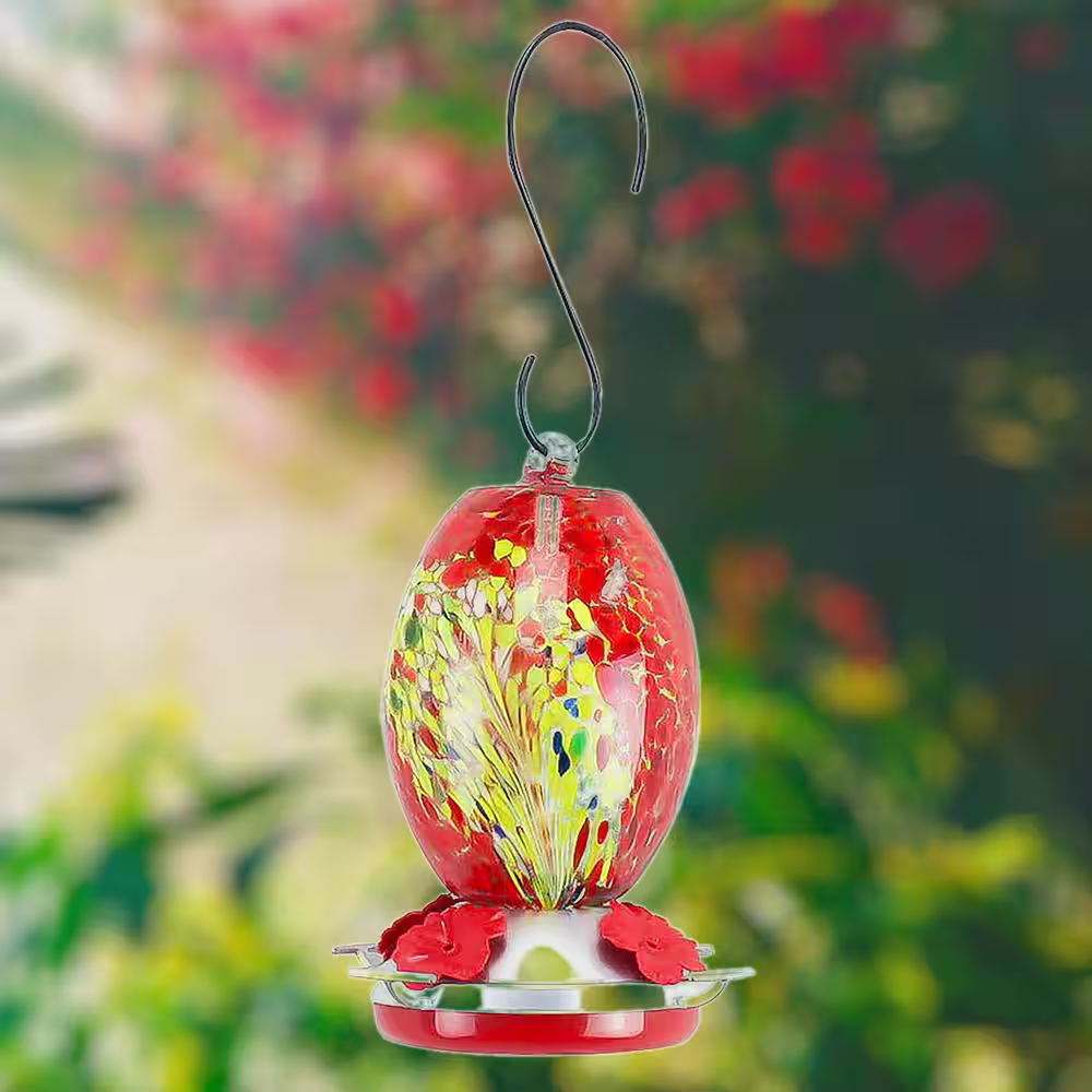 None Hummingbird Feeder Red