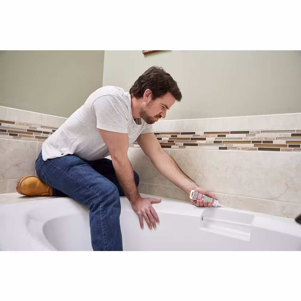 GE Advanced Silicone 2 2.8 oz. Clear Kitchen and Bath Caulk