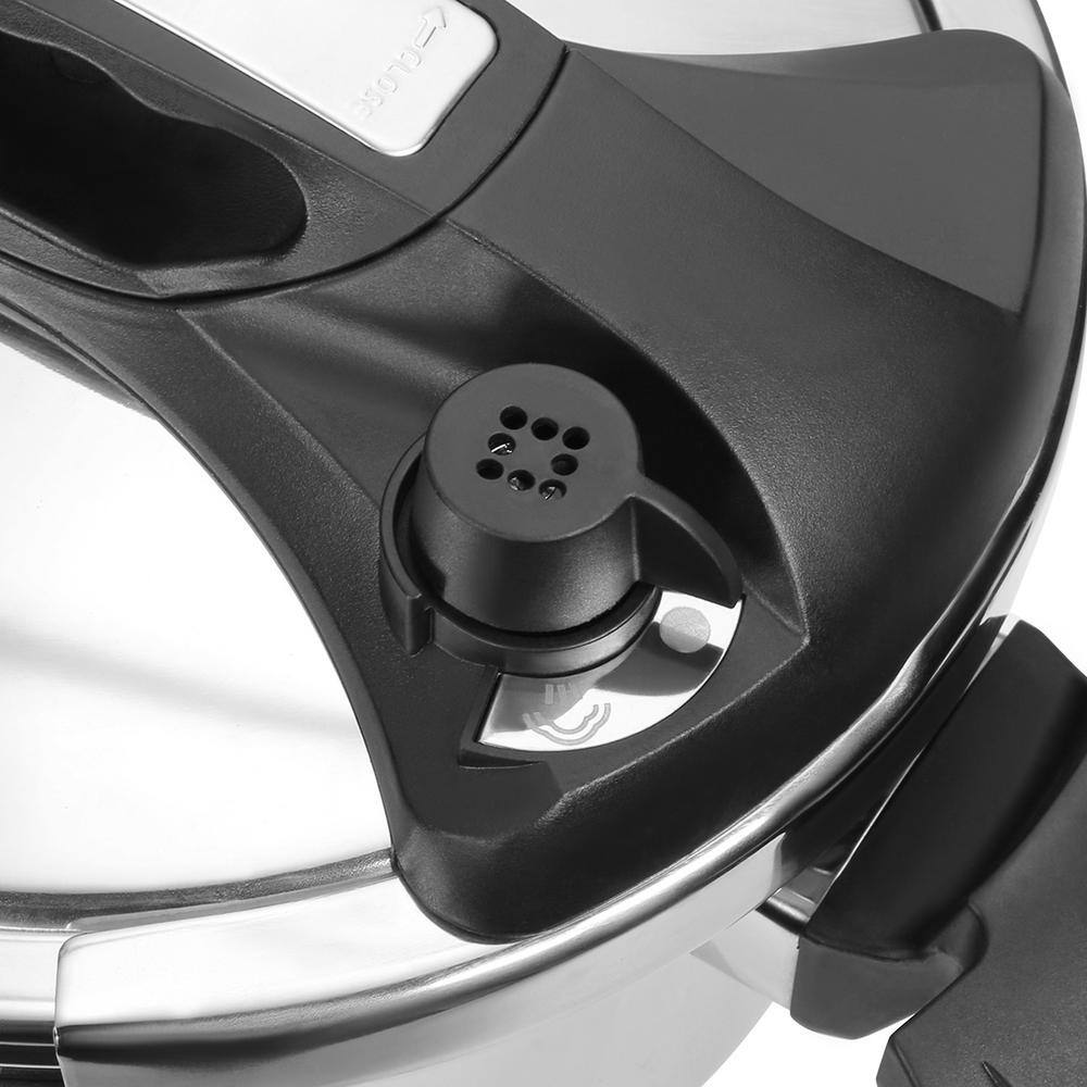 Barton Turbo 8 qt. Stove Top Pressure Cooker Induction Compatible with Easy-Lock Lid