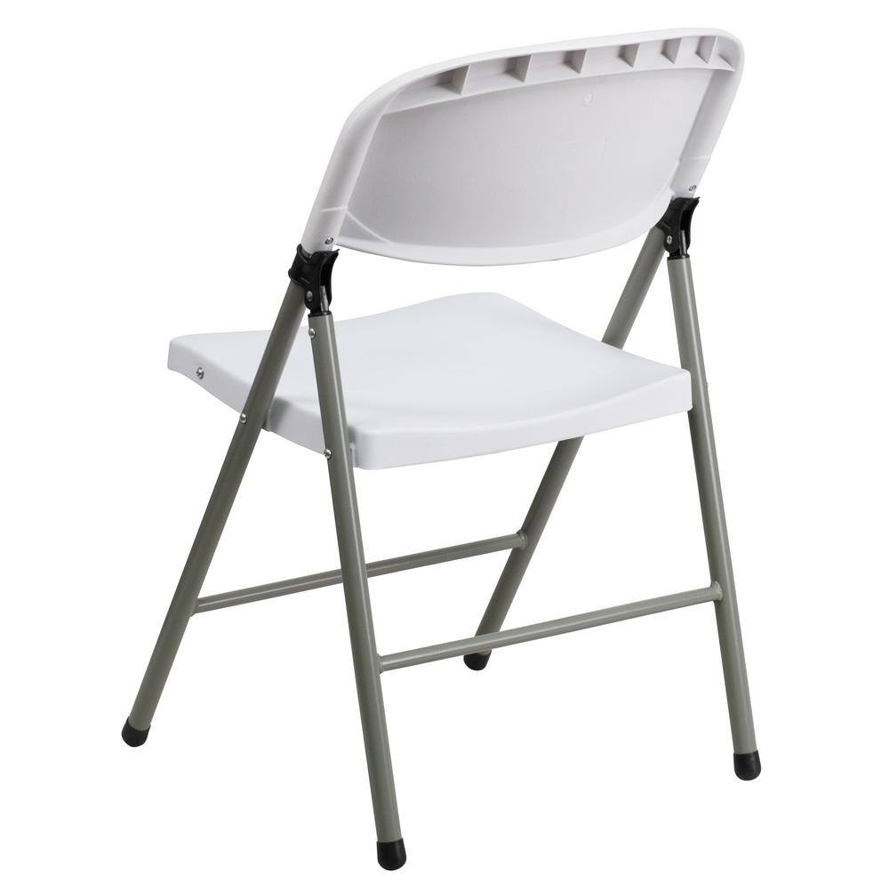 Carnegy Avenue White Metal Folding Chair (2-Pack)