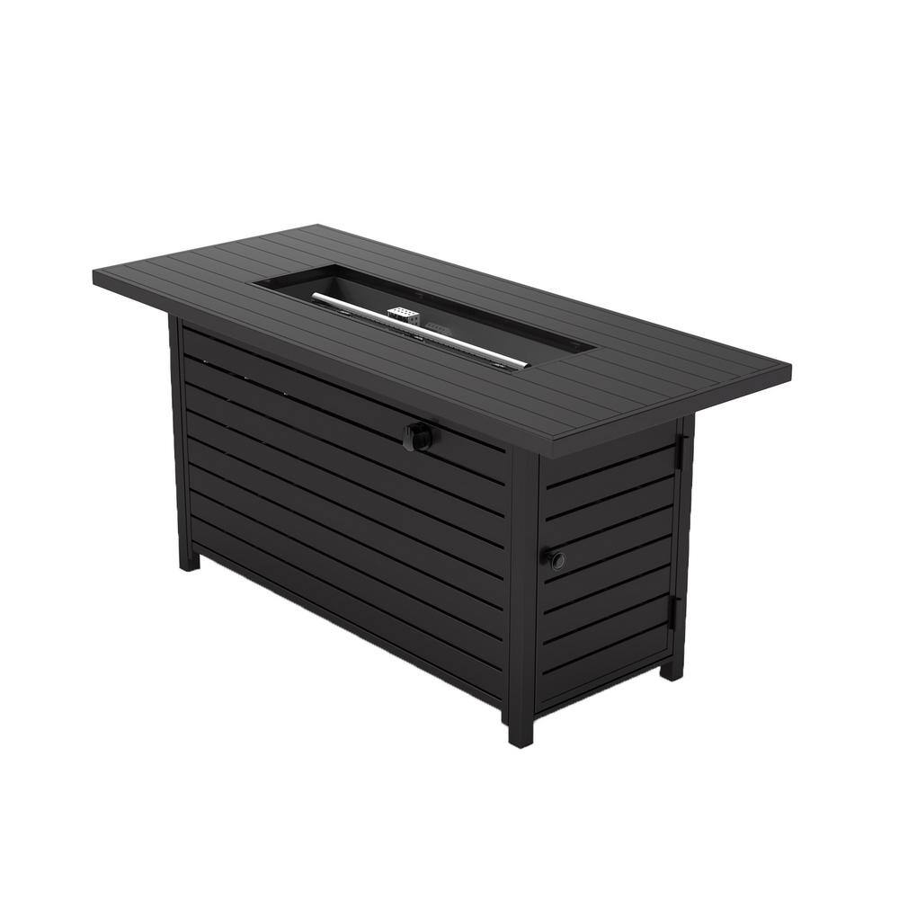 Legacy Heating 50 in. L x 20 in. D x 23.8 in. H 50000 BTU Outdoor Rectangle Propane Fire Pit Gas Table