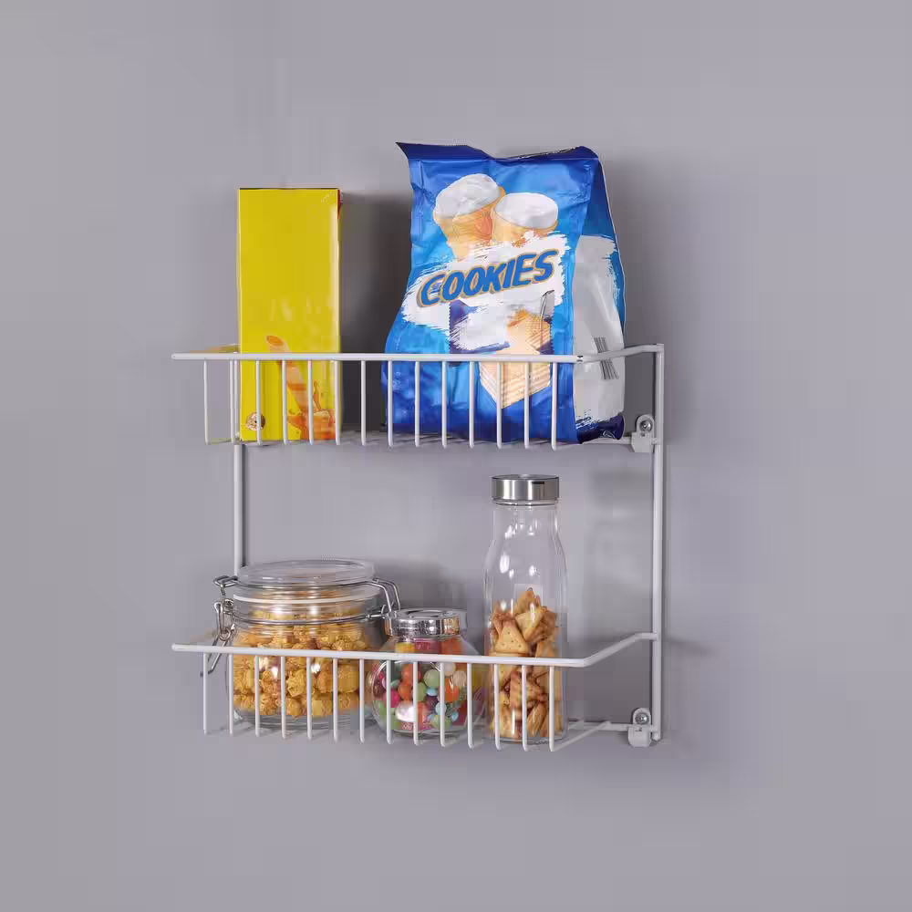 Everbilt 2-Tier Rack Wire Shelf (12.5 in. W x 10.5 in. H X 5 in. D)