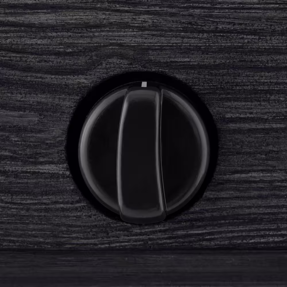 Hampton Bay 17.1 in. x 6.6 in. Rectangular Cement Gas Fire Pit Faux Wood Tabletop