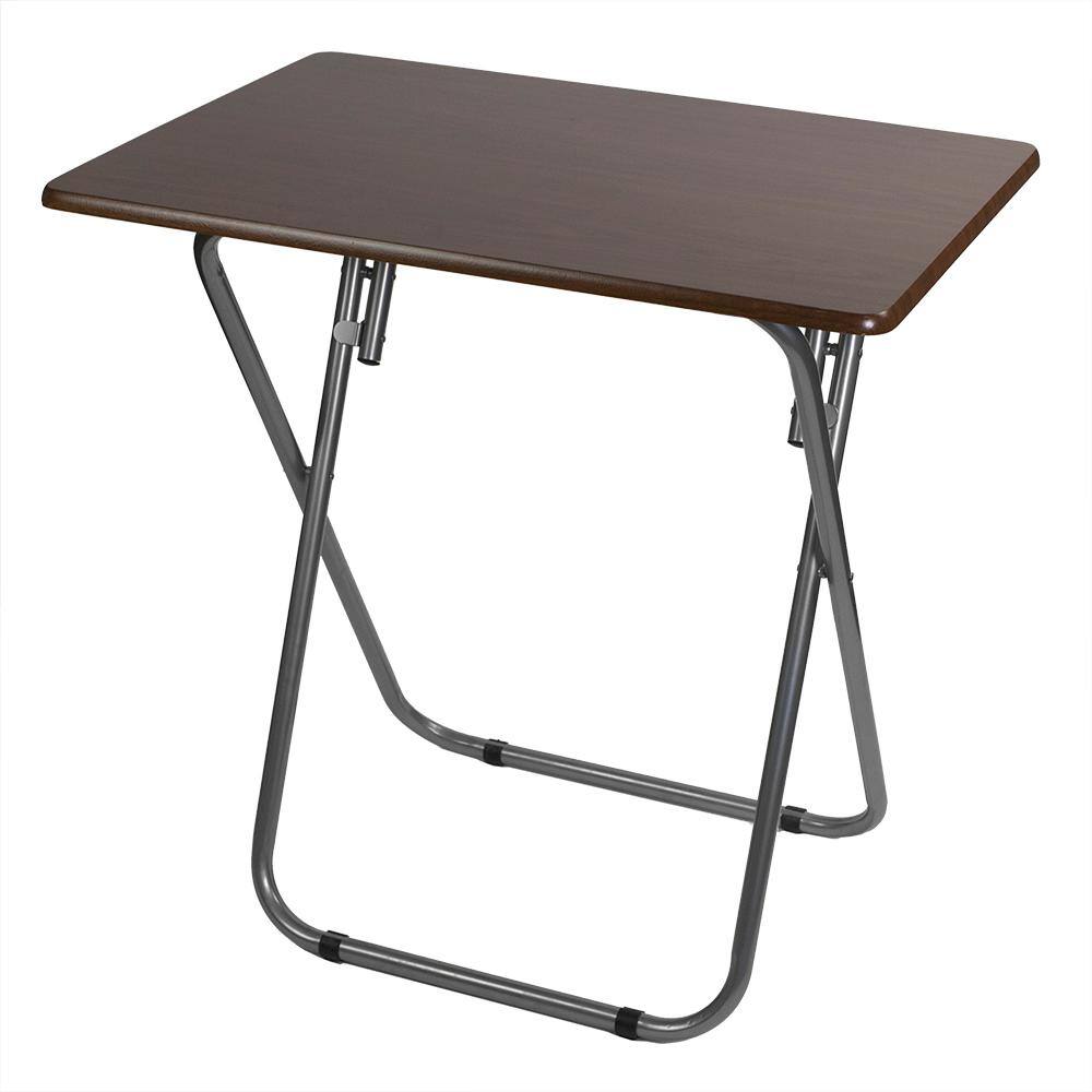 Home Basics Jumbo Multi-Purpose Foldable Table, Cherry