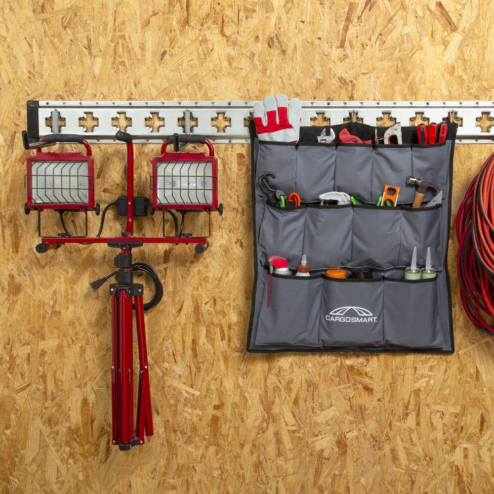 CargoSmart Grey Powder Coated Premium Extra-Long Extended Single Arm Hook (1-Pack)