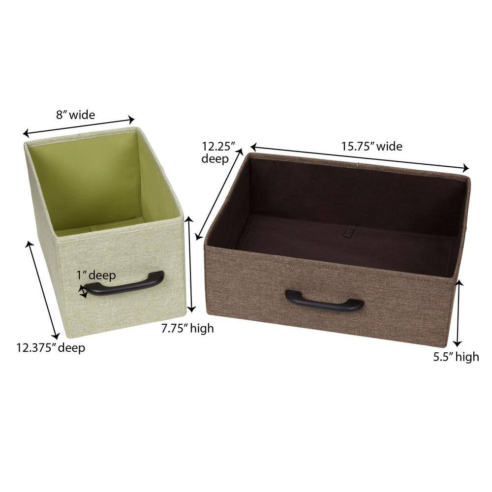 HOUSEHOLD ESSENTIALS 54.25 in. H x 17.75 in. W x 13.25 in. D 8-Drawer Tower