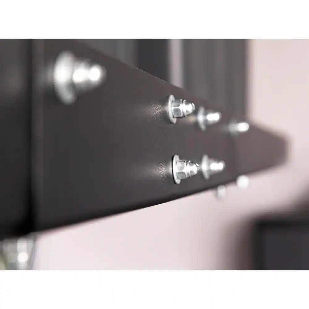 NewAge Products Pro Series 24 in. x 48 in. Steel Garage Wall Shelving in Black