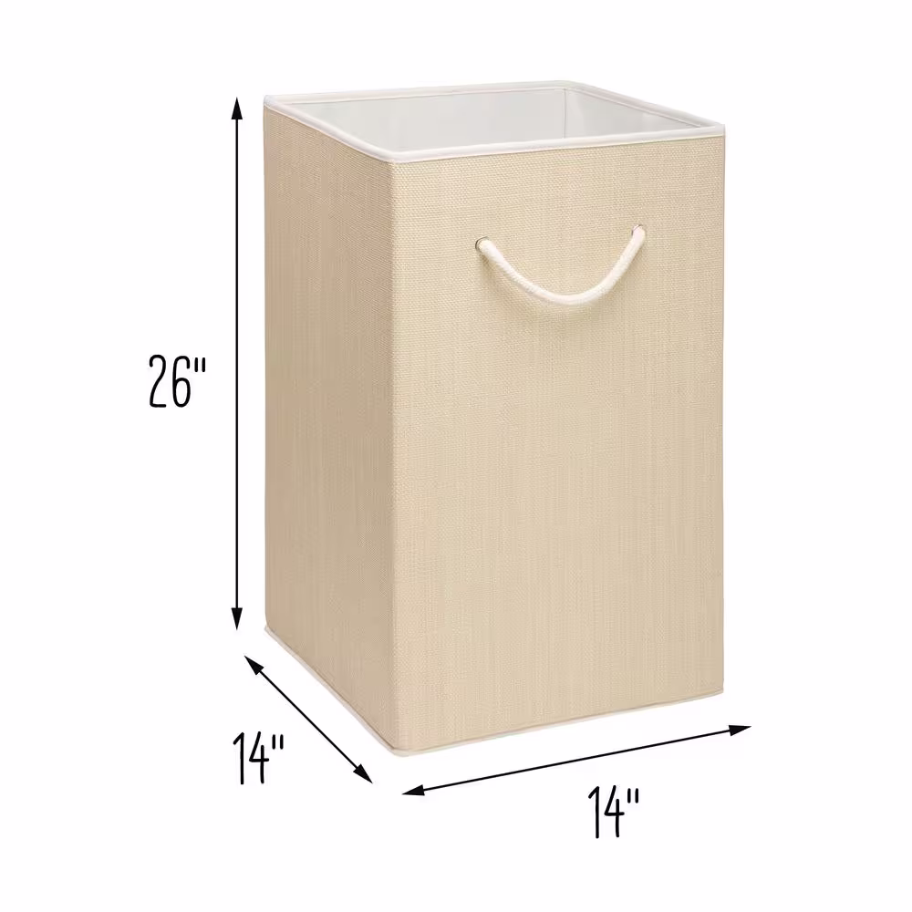 Honey-Can-Do Square Laundry Hamper with Handles