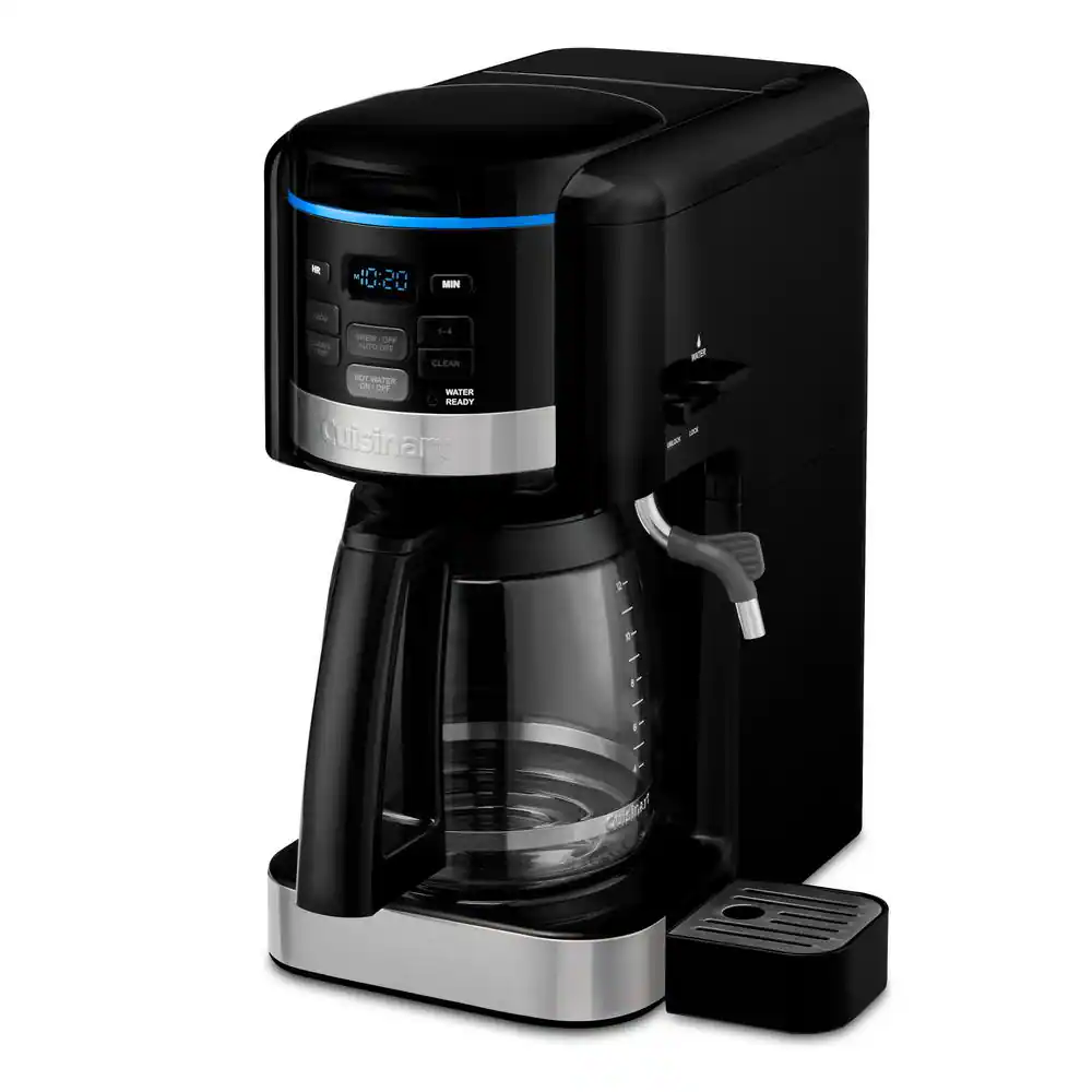 Cuisinart Coffee Plus 12- Cup Black Drip Coffee Maker and Hot Water System