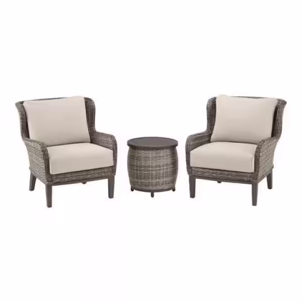 Hampton Bay Cooper Lake 3-Piece Seating Set