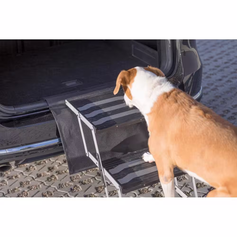 TRIXIE Heavy-Duty Foldable Aluminum Pet Steps