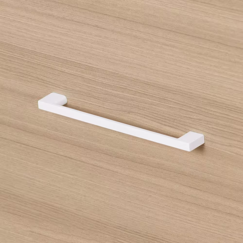 South Shore Munich White and Soft Elm 6-Drawer 59.25 in. Dresser without Mirror