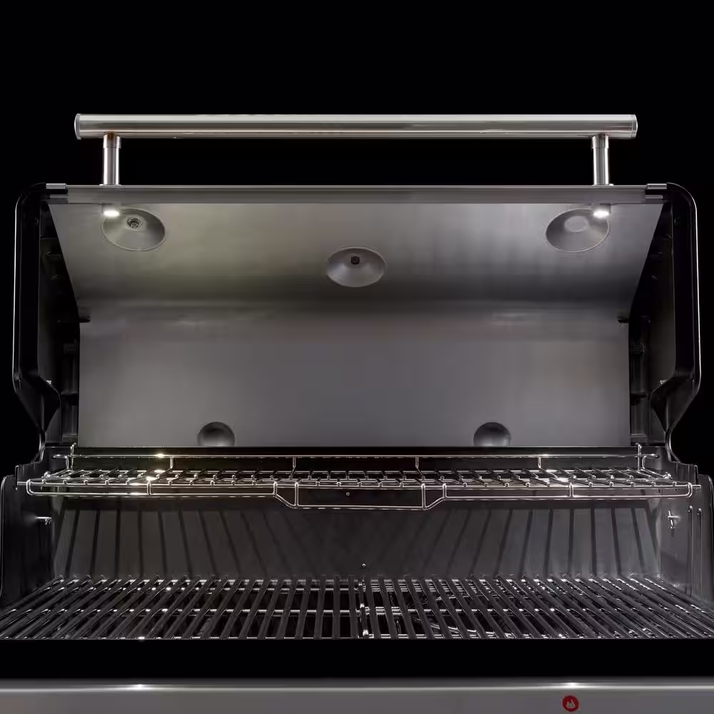 Weber Genesis SPX-435 4-Burner Natural Smart Gas Grill in Stainless Steel with Side Burner