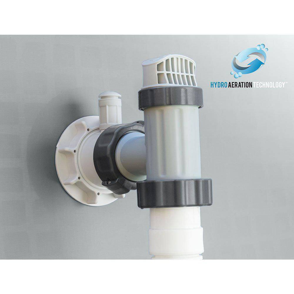 INTEX 16.5 ft. x 9 ft. 48 in. Prism Frame Above Ground Swimming Pool Pump Set (2 Pack)