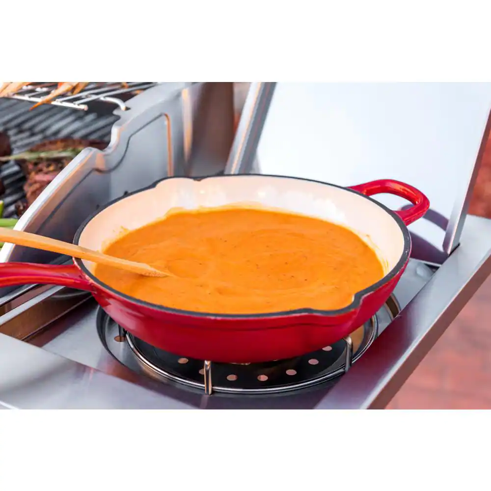 Nexgrill 4-Burner Propane Gas Grill in Stainless Steel with Side Burner