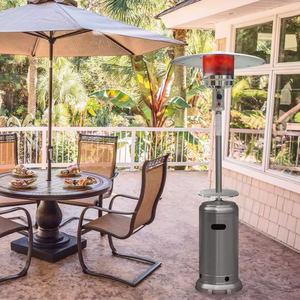 Hanover 48,000 BTU Stainless Steel Umbrella Patio Heater