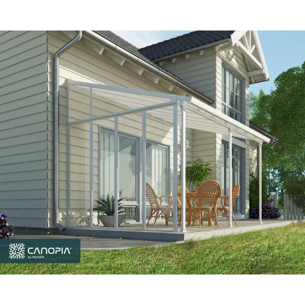 CANOPIA by PALRAM 10 ft. Series Patio Cover SideWall in White