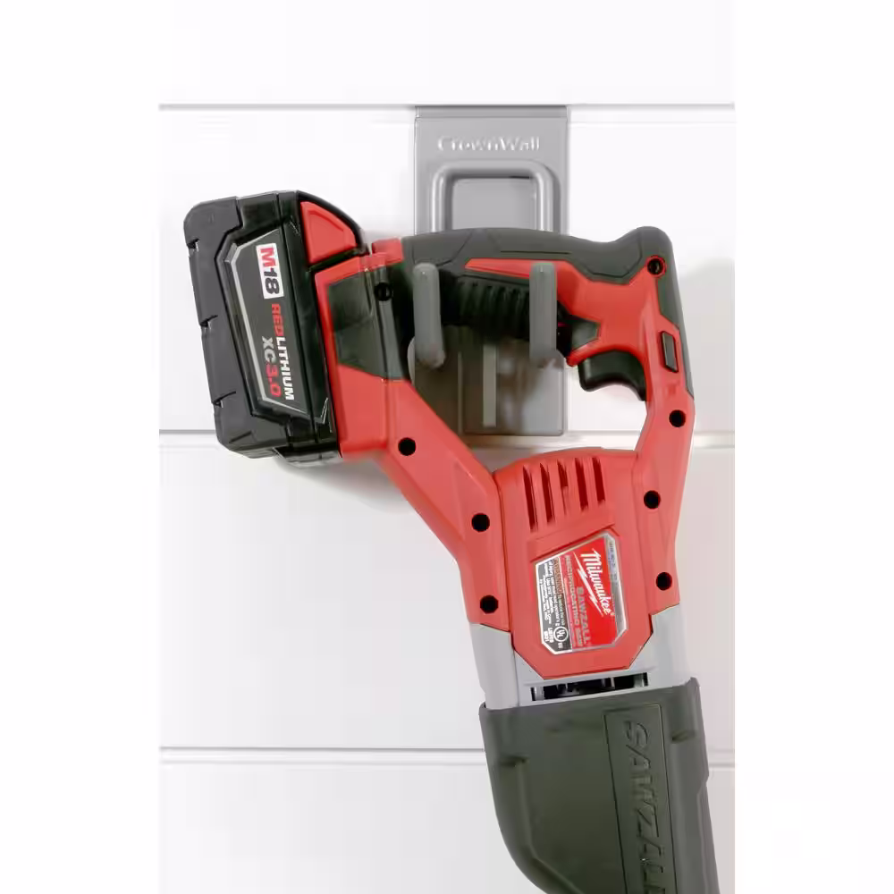 CROWNWALL Slatwall 55 lbs. Locking Small J Hook (3-Pack)