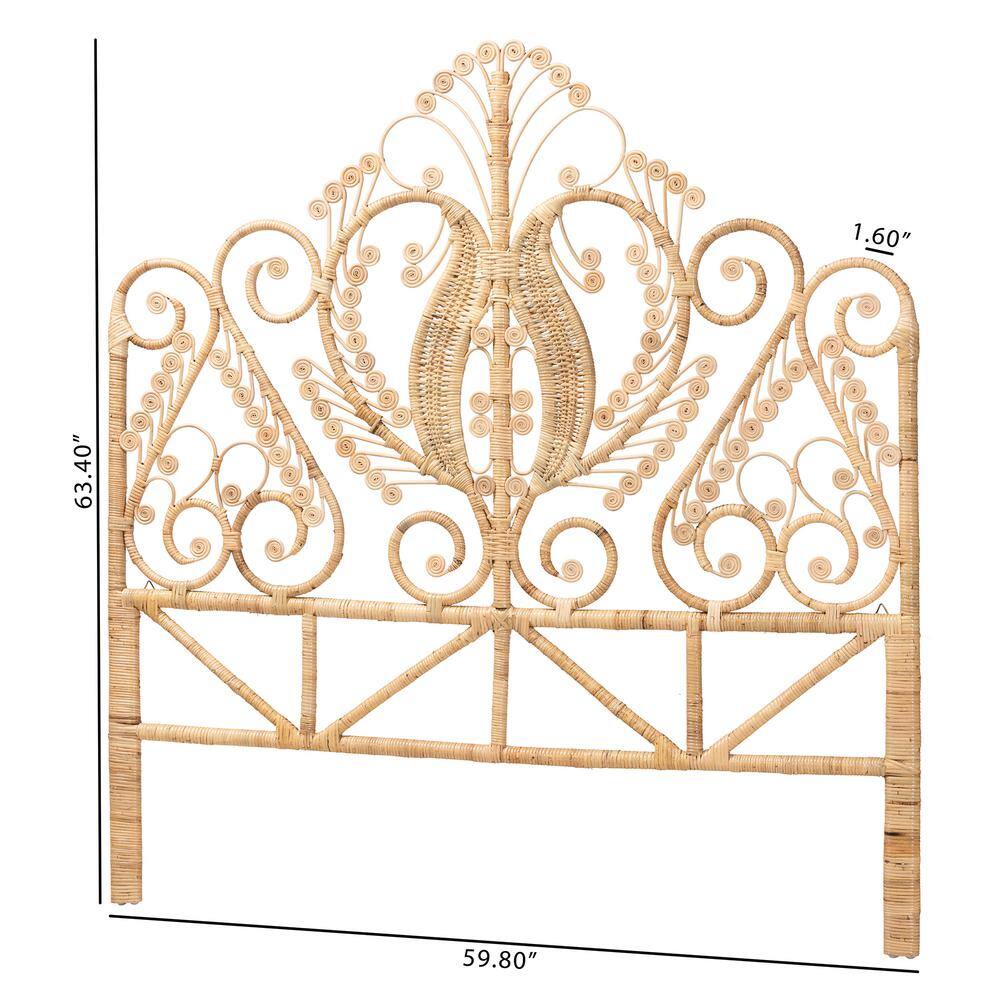 bali & pari Caelinus Brown Queen Headboard
