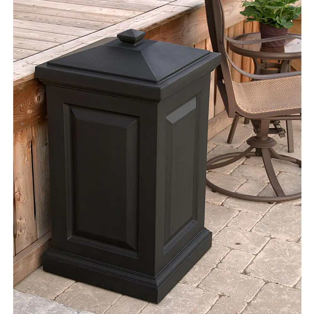 None Bershire 45 Gal. Polyethylene Black Storage Bin